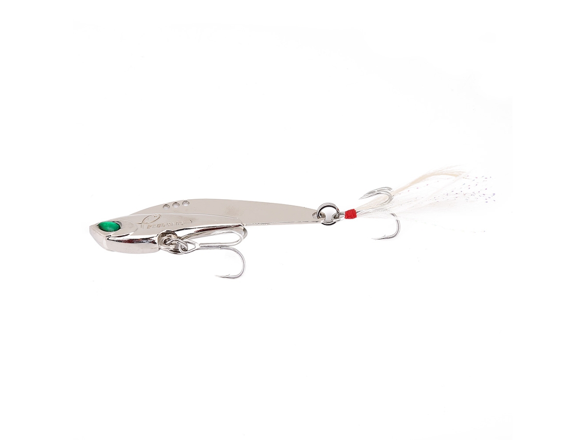 Lure De Cuchara De Pez Volador Para Atraer Peces Con Ojos Biónicos Rojo-verde Plata 16g Cebo Duro De Metal