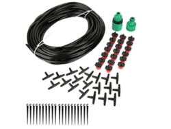 Kit De Manguera De Microirrigación De 20 M Con Temporizador Automático Para Jardín Y Plantas En Maceta.
