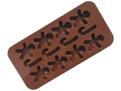 Molde De Silicona Para Chocolate Figura Hombre De Jengibre Decoración De Cupcakes Pasteles Galletas Dulces Postres