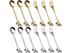 Juego De 12 Tenedores De Postre De Acero Inoxidable - Regalo Para Amigos Y Familiares