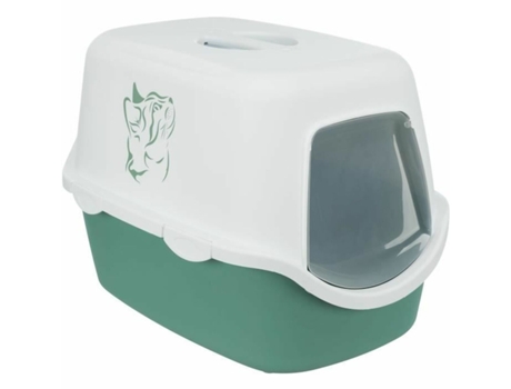 Arenero para Gatos TRIXIE Vico (Verde - Plástico - 40 x 40 x 56 cm)