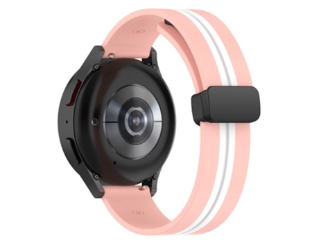 Correa de Silicona dos colores hebilla magnética para Samsung Galaxy Watch 5 40mm/44mm/Watch4 40mm/44mm/Huawei Watch GT 3 42mm/Garmin Venu2 Plus - ...