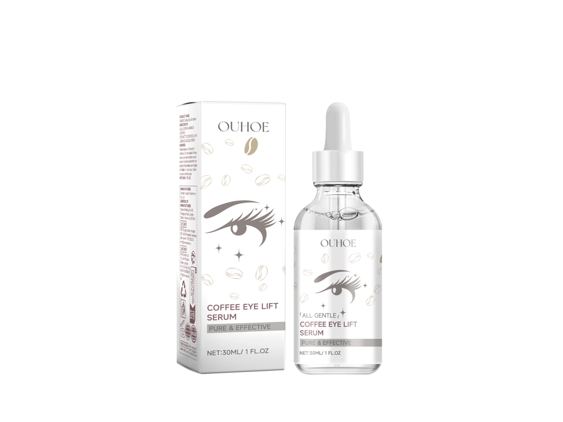 Sérum reafirmante antiedad para el contorno de ojos con efecto visible rápido.