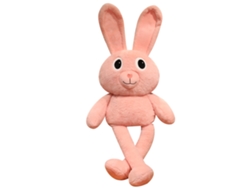 -juguete De Peluche Conejo Con Orejas Estirables Resistente Costura Fina Peluche Rosado 100cm