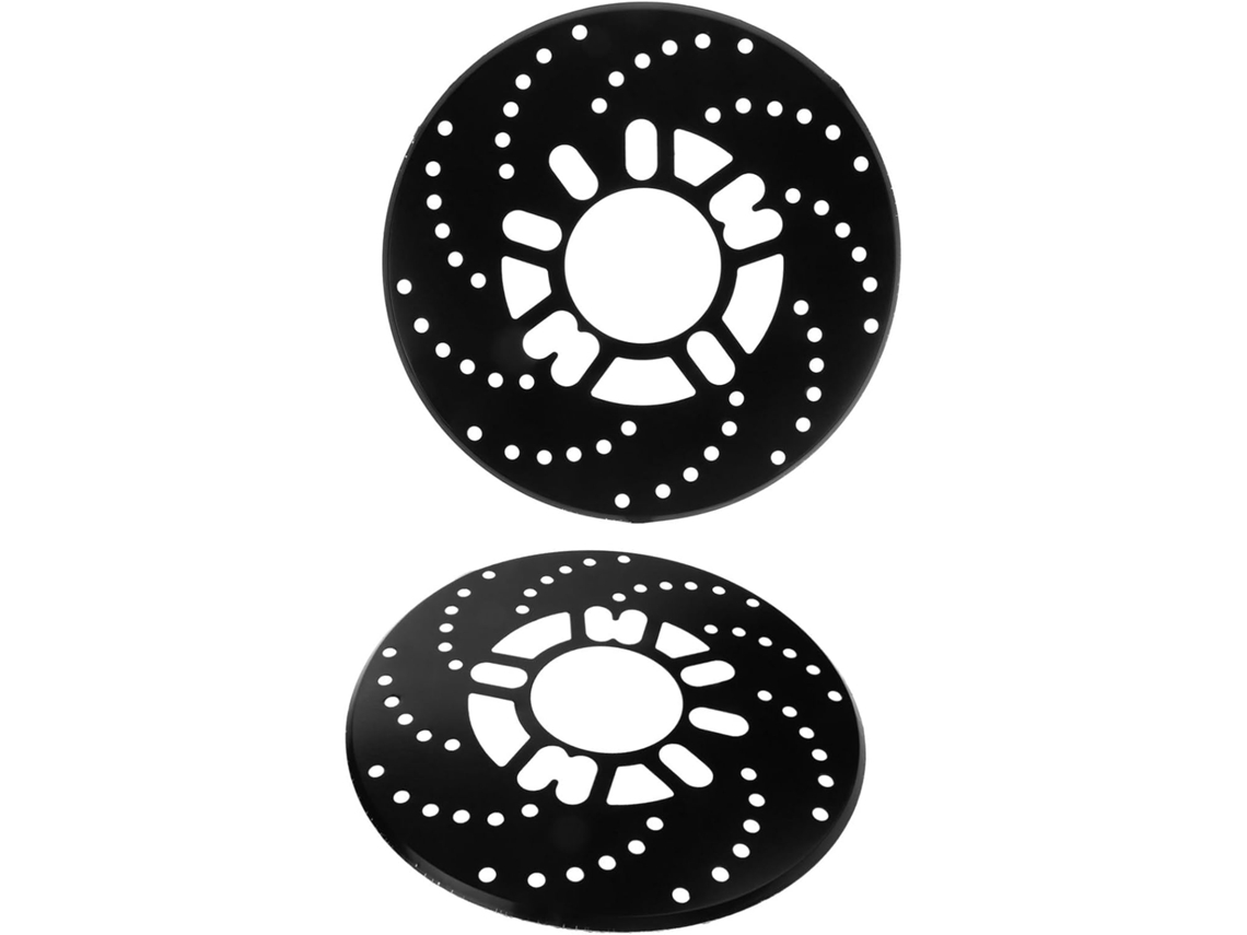 Cubierta De Disco De Freno De Aleación De Aluminio Negra, Instalación Rápida, Compatible Con Vehículos.