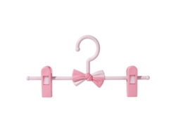 Sujetadores de plástico antideslizantes y ajustables para pantalones infantiles - Rosa