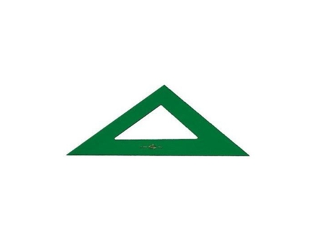 Faber Plastico Especial Cuadrado 16 Cm Verde Transparente