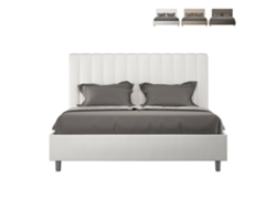 Cama doble contenedor 160x200 moderna símil piel Agueda M1