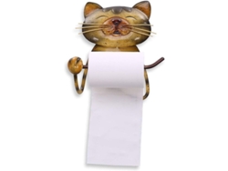 Soporte De Papel Higiénico De Hierro Con Forma De Gato, Ideal Para La Pared Del Baño.