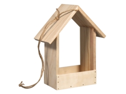 Comedero para pájaros de madera 20 x 10 x 25 cm