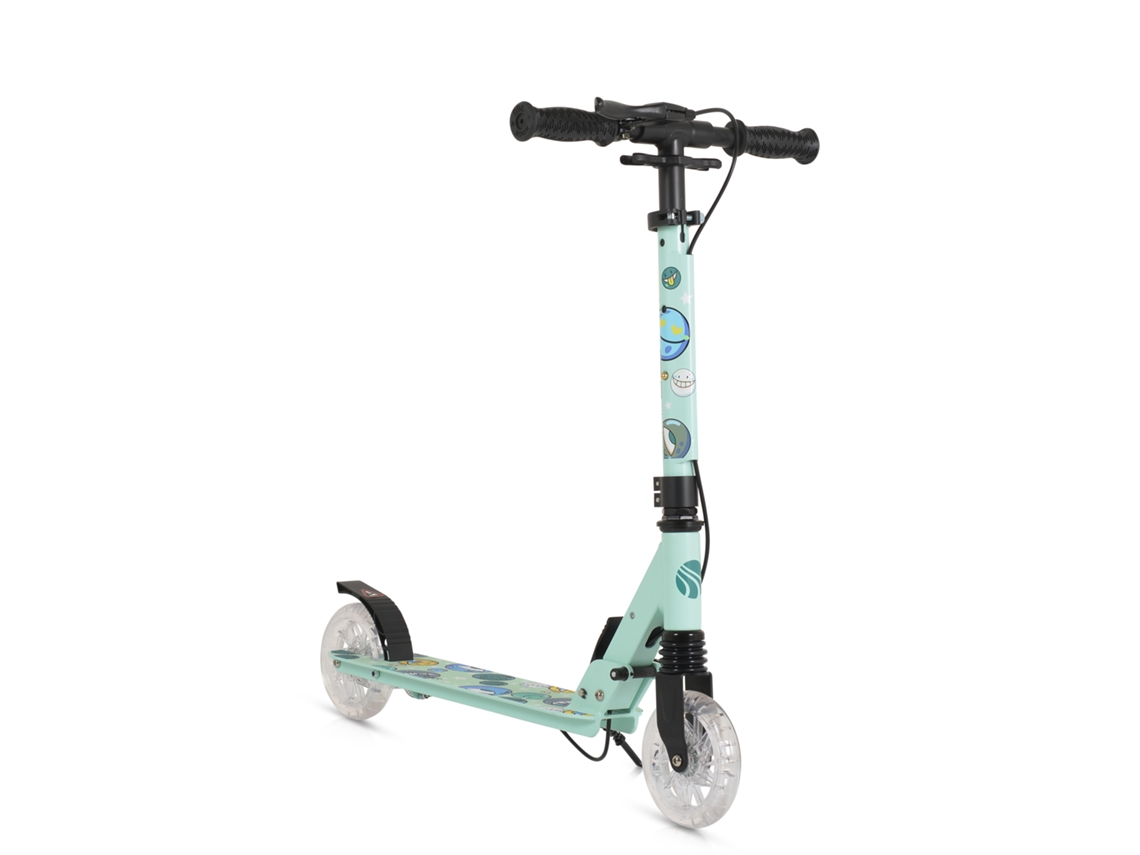 Patinete elegante verde Byox