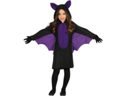 Disfraz de Niña DISFRAZZES Murciélago Morado (Talla: 3 a 4 años)