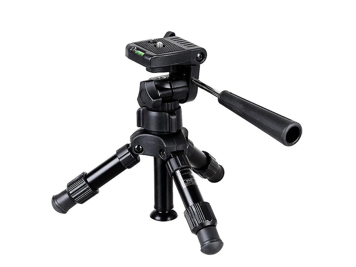Altura ajustable 22-28cm/8.66-11.02in del mini trípode de cámara del metal de aluminio ALLINLESS