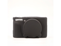 Funda protectora de silicona antiarañazos para Canon SX740 HS / SX730 HS Negra Digitallab