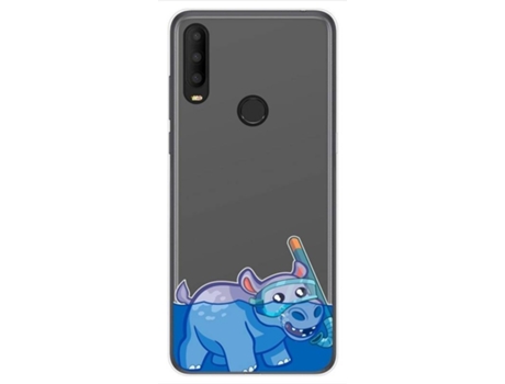 Carcasa Alcatel 3X 2020 TUMUNDOSMARTPHONE Dibujos Transparente Multicolor