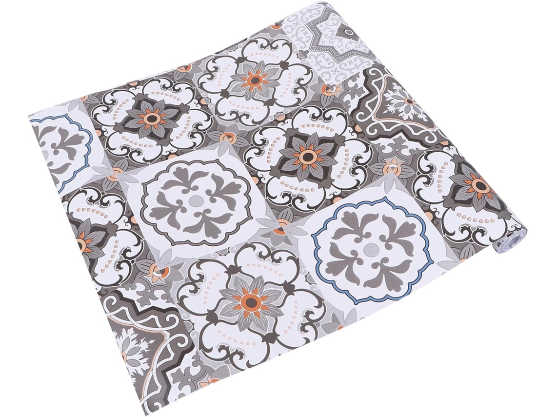 Adhesivo Azulejos Cocina Pvc Resistente Aceite Impermeable Delicado Estampado Étnico Proteger Paredes Al