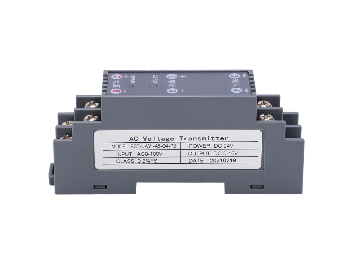 Transductor De Voltaje Ac Aislador Transmisor Sensor 1‑in‑1‑out Ac0‑100v A Dc0‑10v