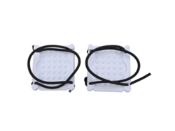 2pcs Placa De Peso Para Mergulho Com Cinto Ajustável Pronta Liberação Material Nylon Fibra De Vidro Branco