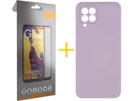 Carcasa + Protector de Pantalla para Huawei P40 Lite SKYHE Morado