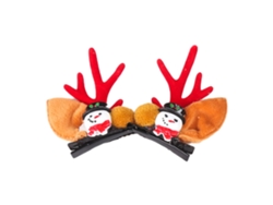 Diadema, pinzas y diadema de reno navideño para niñas NEVEANCE