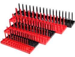 Organizador De Llaves De Vaso De 6 Piezas Con Base Estable Para Caja De Herramientas, Almacenamiento Resistente Para Taller.