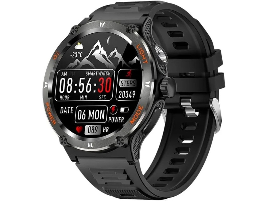 Reloj inteligente para hombre con monitor de actividad física, pantalla táctil de 1,53 pulgadas, resistente al agua hasta 3 atm, Bestvite