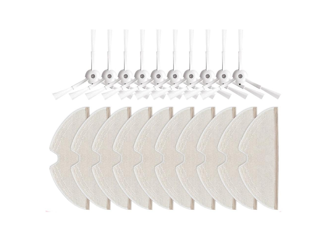 20pcs filtro hepa escova lateral panos esfregão para peças xiaomi roborock t8