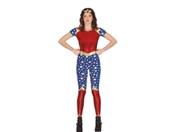 Disfraz Unisex GUIRCA Heroína Estrella Roja y Azul  (14 - 16 años)