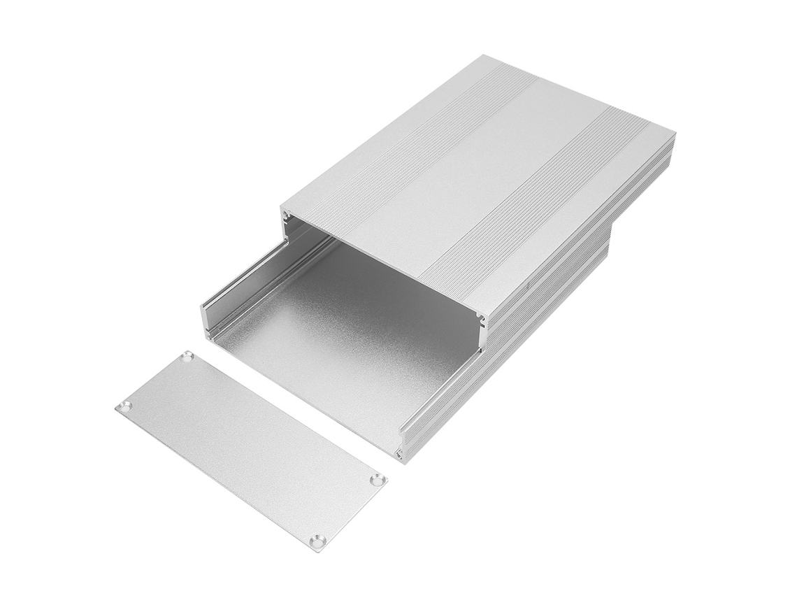 Caja de refrigeración para proyectos electrónicos con carcasa de aluminio de 54 x 14 x 5200 mm