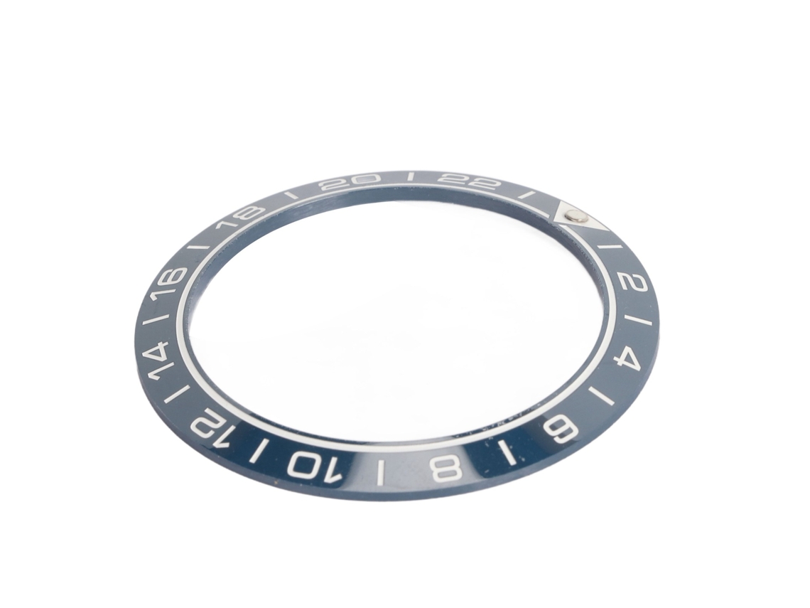 Bisel De Cerámica Para Reloj De 41,5 Mm, Color Azul Y Blanco