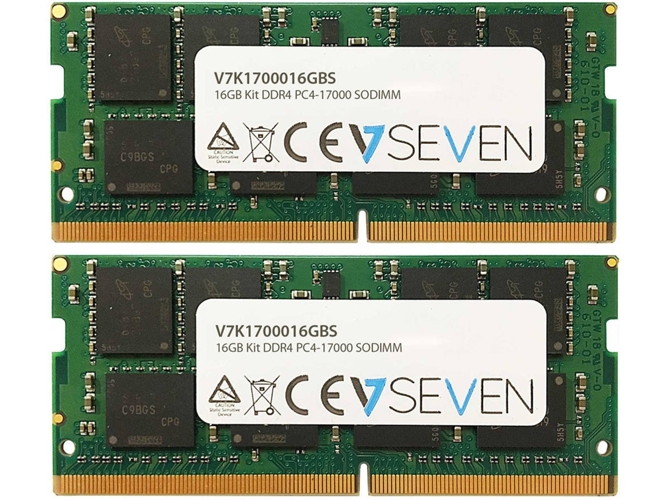 Memoria RAM DDR4 V7 V7K1700016GBS (2 x 8 GB - 2133 MHz - CL 15)