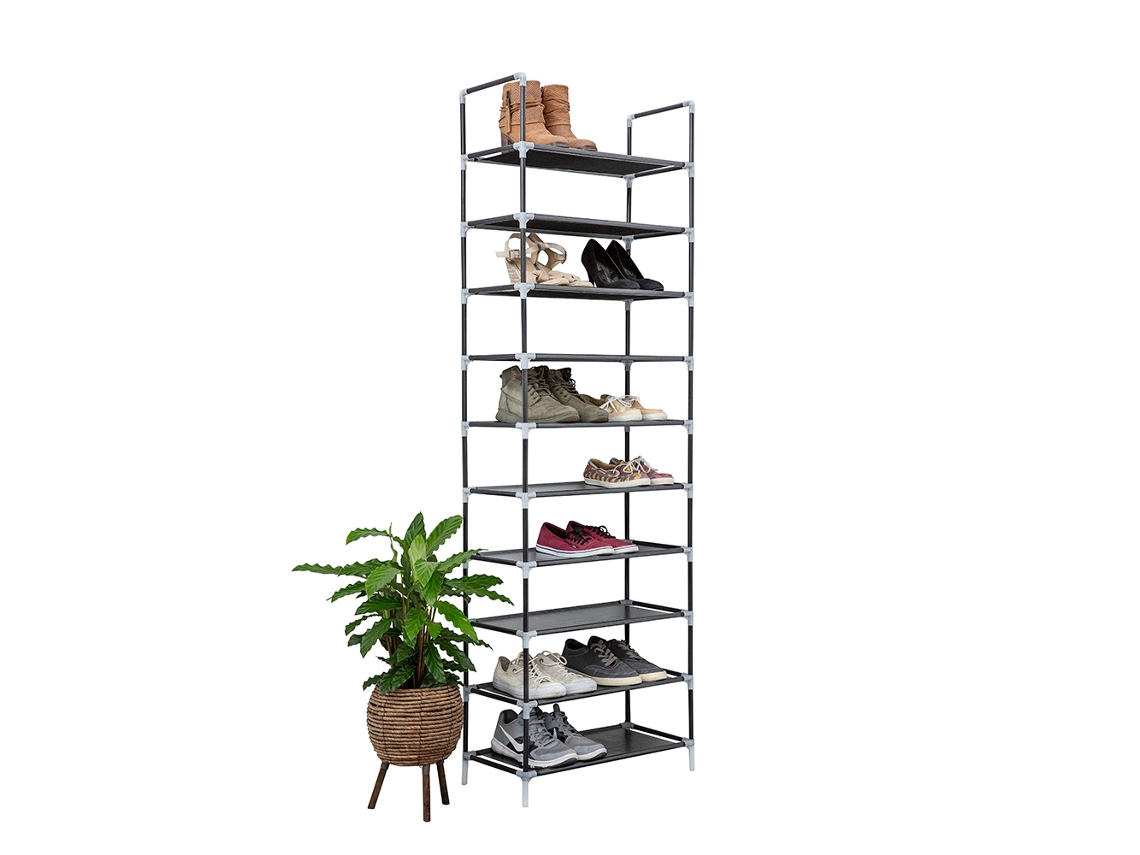Zapatero para 20 pares - Negro - 10 niveles IVOL