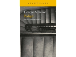 Libro Pedigrí de Georges Simenon (Español)