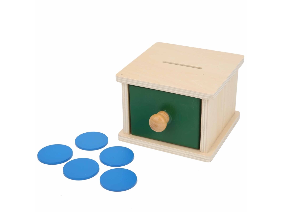 Caja De Bolas De Madera De Imbucare - Juguete Educativo Para Bebés Niños Y Niñas