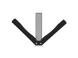 Piedra De Afilar De Diamante Plegable De Doble Cara 400/600 Herramienta Para Exteriores Y Camping Negro