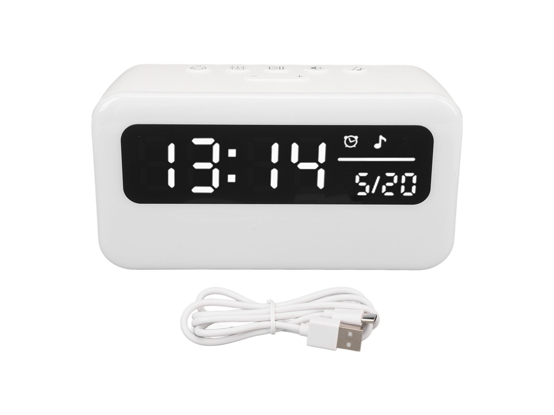 Reloj Para Conciliar El Sueño Con Ruido Blanco, Luz Rgb, Control Por Aplicación, Batería De 4000 Mah, Ideal Para Viajes Y Uso Doméstico.