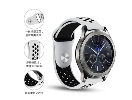 Correa de Smartwatch de Silicona para Samsung Gears 3 22 mm