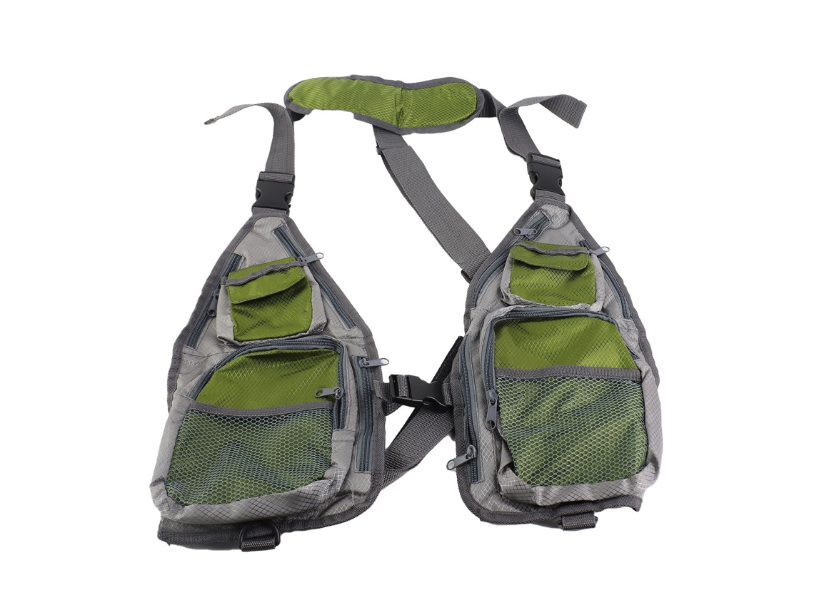 2026rebe-chaleco De Pesca Ultraligero Unisex Transpirable Ajustable Con Bolsillos Y Anillos D Para Pesca Kayaking Y Bote