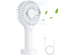 Ventilador de escritorio eléctrico portátil BRILVIBERA con 7 aspas y 3 velocidades.