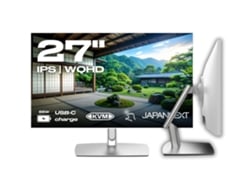 Ecran Pc Tactile Blanc 27 Ips Wqhd Avec Bras Articulé | Jn Ips27wqhdr C65w Fld T Japón siguiente (2560x1440)