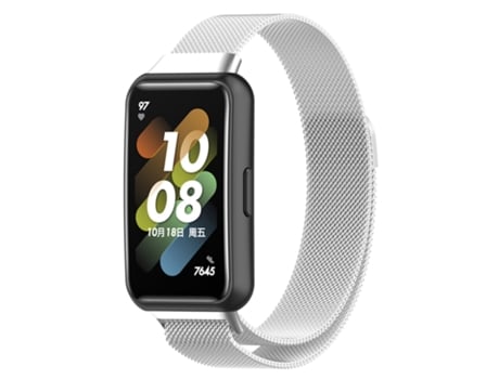 Correa Smartwatch para Huawei Band 7/7 NFC Milan Magnetic Metal (Plata)