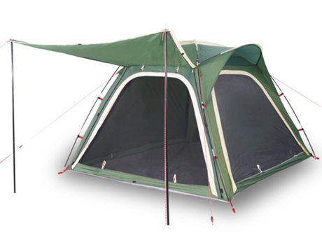 Tienda de campaña 4 personas impermeable VIDAXL apertura rápida verde