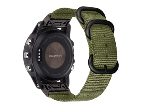Correa de acero inoxidable 22mm tres bucles para Garmin Fenix 7/6 Pro/Forerunner 935/945 - pista