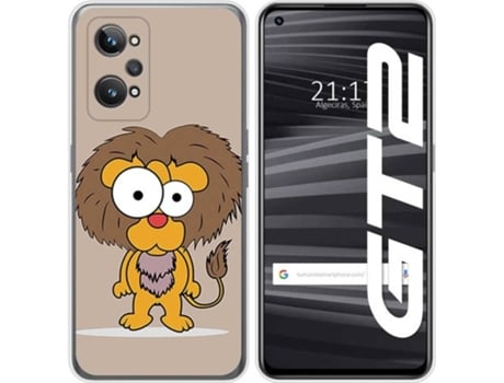 Carcasa para Realme GT 2 5G TUMUNDOSMARTPHONE Dibujos Leon Multicolor