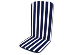 Playa cojin monobloc alto azul-blanco 120x47x2.5cm 10305