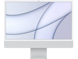 iMac 24 APPLE - Plata (24'' - Apple M1 - RAM: 8 GB - 256 GB SSD - GPU 7-core)