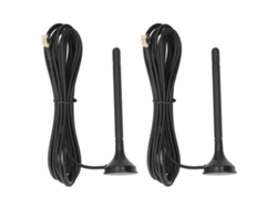 Antena De Ventosa 2.4g 3dbi De Alta Ganancia Con Conector Sma Macho Impermeable 2 Piezas