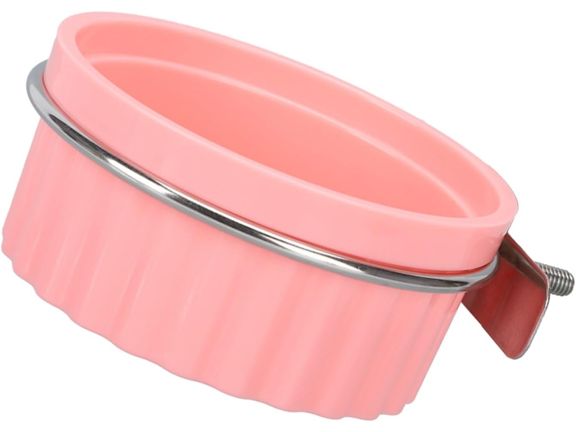 Comedero Para Pájaros: Cuencos Extraíbles Con Soportes De Sujeción. Bebedero Para Periquitos Grises Africanos.