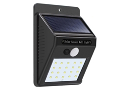 Lámpara de pared con sensor de movimiento PIR de 20 LED y energía solar #b-elfeland, resistente al agua, para exteriores, caminos, jardín, luz de seguridad.