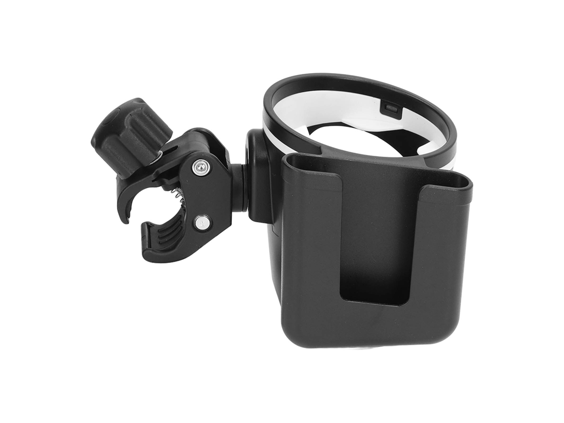 Portavasos Universal Para Cochecito De Bebé, Ajustable 360°, Antideslizante Con Soporte Para Teléfono Móvil.